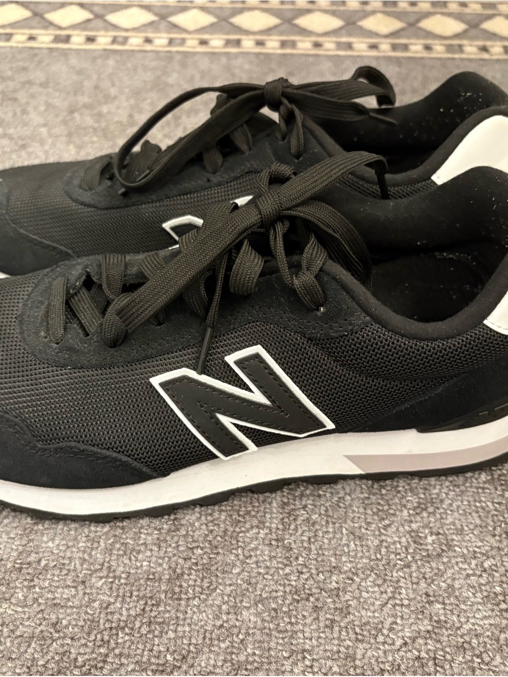 New Balance Black and White Women's Running Sneakers